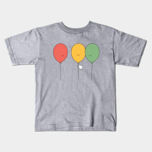 Let it go! Kids T-Shirt by milkyprint